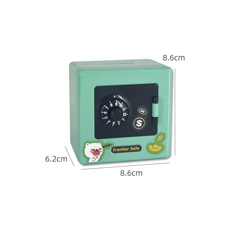 Mini Safes Box Exclusive Creative Plastic Storage Piggy Bank Cartoon Password Design Unique Gift Box Money Banking