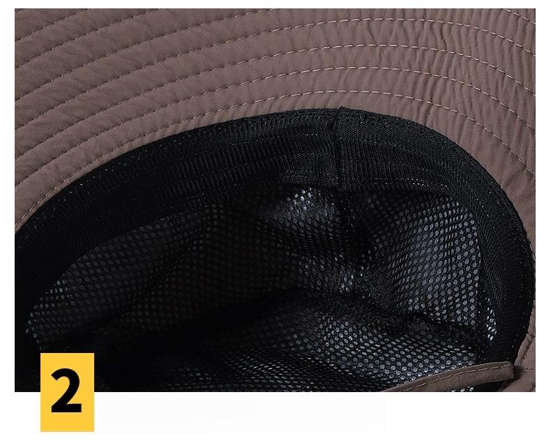 Western cowboy hat with large brim outdoor hiking fisherman hat sun shading sun protection fishing summer hiking hat