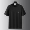 DIBINZE Plus Size Combed Cotton Short Sleeve T-Shirt