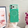 Applicable to Apple 17Promax wireless charging mobile phone case iPhone16PM contrasting color second change heat dissipation 15PM protective case