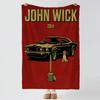 movie J-John Wick-K Throw Thick Comfort Flannel Quilt, Multi-scene Use Indoor Outdoor Daily Nap