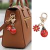 Portable Functional Charm Featuring Artistic Ladybird and Daisy Design for Various Decorative Uses On Essential Item