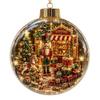 with Light Christmas Ball Ornament Acrylic Material Holiday Tree Pendant  Holiday Decoration
