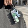 Colorful 4-Button Keyboard Keychain Clickable Mechanical Keyboard Fingertip Pendant  Gift