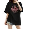 Women's 2024 European Oversized Short-Sleeve Round Neck T-Shirt - Trendy Summer Student Style