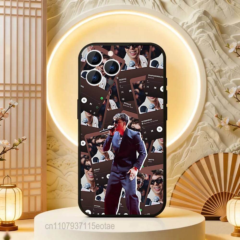 Singer Q-Quevedo BUENAS NOCHES For iPhone 12,16,13,14,15,17,11,Pro,Max,Plus,E,Air,Mini TPU Soft To Skin-friendly Phone Case