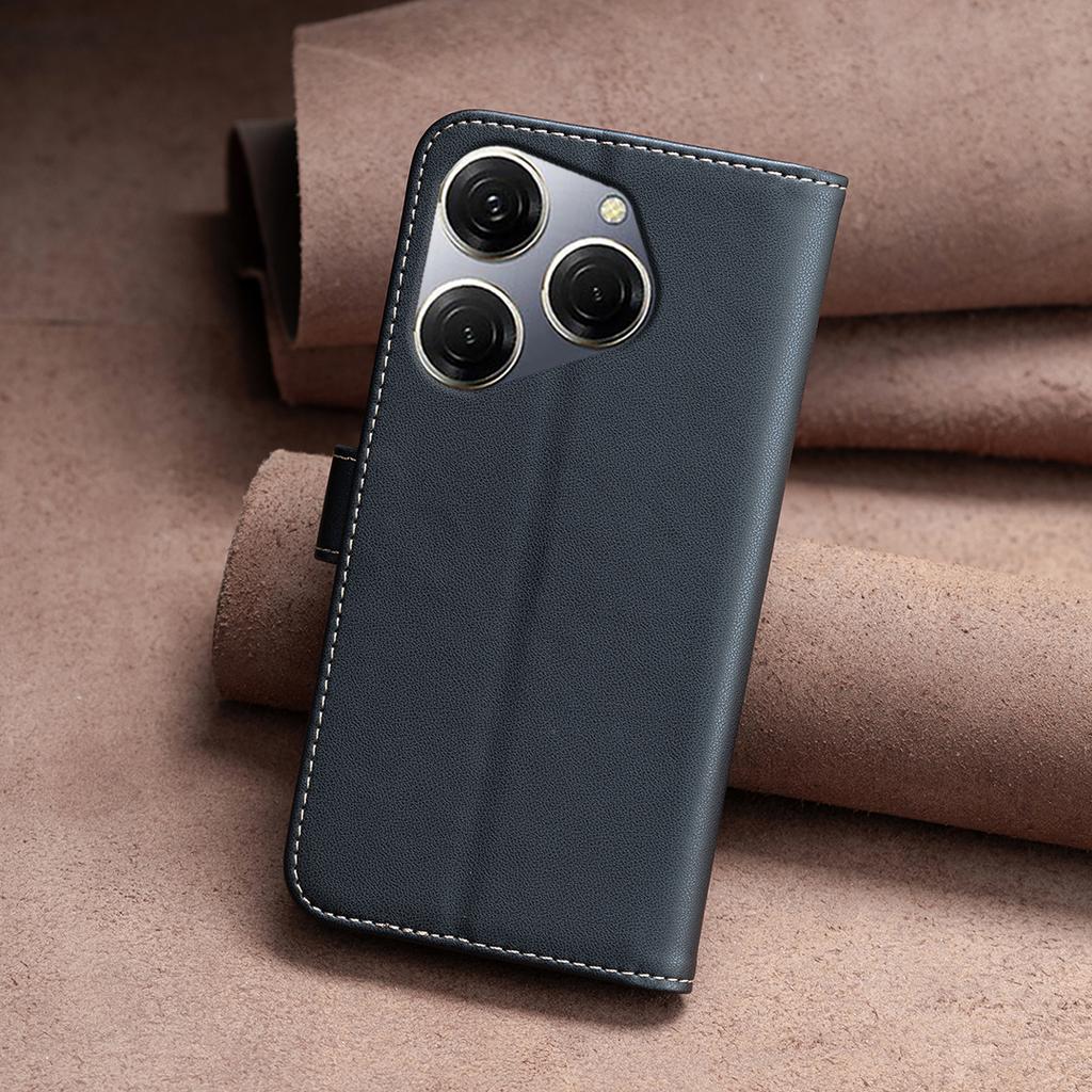 BINFEN COLOR BF17 pro TECNO Spark 20 Pro PU kožené pouzdro na peněženku telefonu