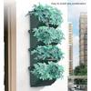 Pack Of 4 Wall Mounted Outdoor Vertical Planters Space Saving Design For Small Gardens And Patios