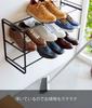 Yamazaki Tweezers and Wood Screws Shoe Rack for 3 X D25 X Floating Shoe Easy To Hooks 4507 (Yamazaki) [Drywall Included] Wall-mounted Drywall,