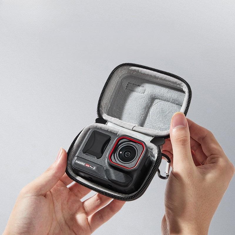 For DJI Action6 5Pro 4 GoPro Body Mini Storage Case Bag Thumb Camera Portable Bag Travel Carrying Box For Insta360 Ace Pro 2