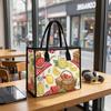 Summer Picnic Cute Print Casual Tote Bag Portable Large Daily Grocery Shoulder Handbag