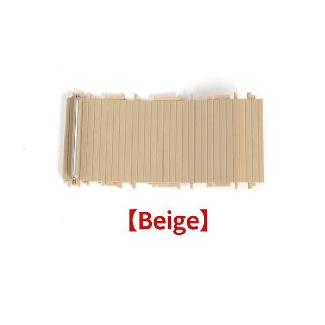 For BMW E46 3 Series 98-05 Center Console Cover Cup Holder Sliding Roller Blind Curtain Rear Console Storage Tray Cover