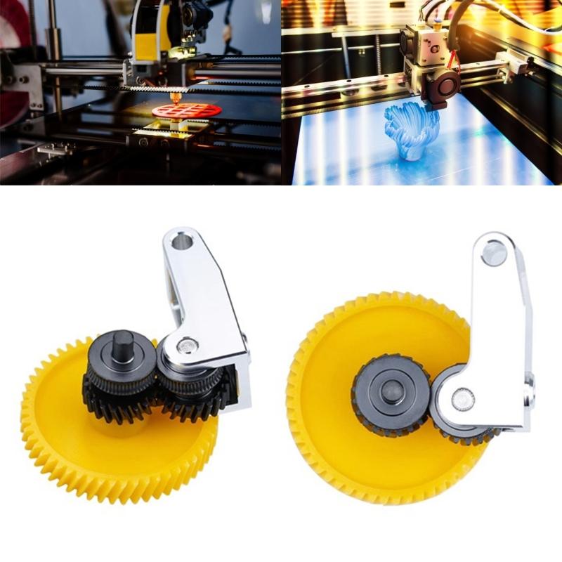 For 3D Printer P1S X1C Hardened Steel Helical Gear Extruder Gear Metal Helical Gear Assembly