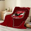 1PC Alahly Patterned Flannel Blanket Suitable For All Seasons For Home Decor Warmth And Comfort Gifts Holiday Present