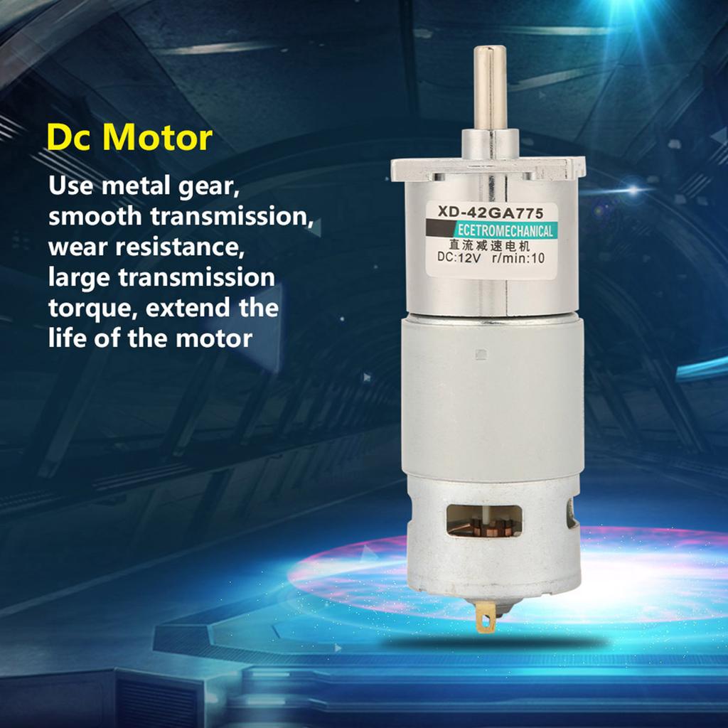 XD‑42GA775     Gear Motor Large Torsion   Speed Motor with Bracket(10RPM12V)