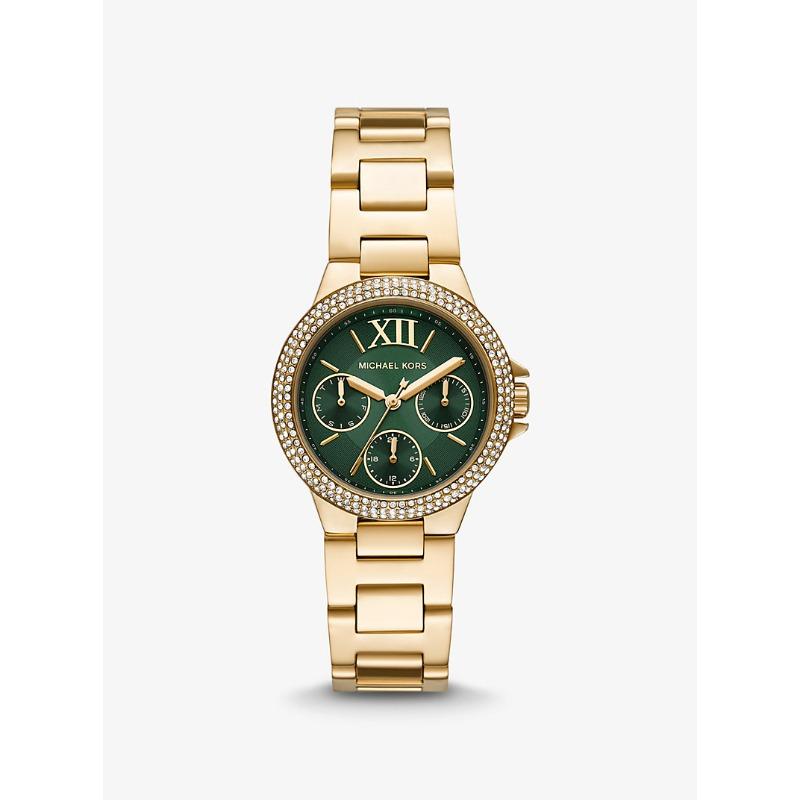 

Мини-часы Michael Kors Camille с паве, золотистого тона, MK6981 золотой