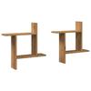 VidaXL Wall Shelves 2 Pcs Artisan Oak Engineered Wood 853262