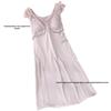 Pigiama Estivo da Donna a Maniche Corte in Seta Ghiacciata con Imbottiture sul Seno - Comoda Camicia da Notte Canotta di Lusso in Stile Pura Desiderio.