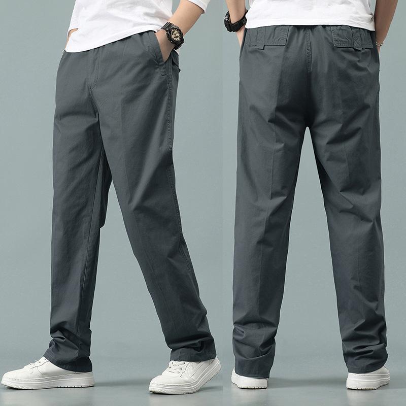Pantalon Décontracté Homme Été Poches Multiples Pantalon Cargo Séchage Rapide Pantalon Fin Randonnée Extérieure Entraînement Respirant Pantalon Long Nouveau