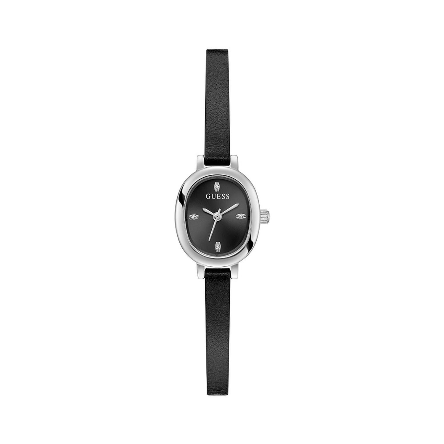 [GUESS] Черная кожаная Пенелопа (GW0925L1) Женские часы