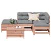 VidaXL Garden Lounge Set with Cushions 5 Pcs, Patio Sofas, Patio Furniture Set, Outdoor Furniture, Wood 3250710