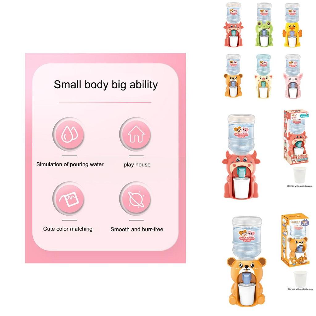 Niedlicher Mini-Wasserspender als Spielzeug für Kinder Simulations-Spielhaus-Spiel Küchenspielzeug