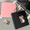Kawaii 4 Grid Binder Kpop Po Card Collect Book Large Capacity Idol Po Album Pocards Holder Storage Book Stationery