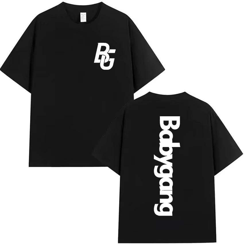 

Rappeur Baby Gang Tour Album Merch Tshirts Unisex Women Clothing Hip Hop Oversized T Shirt Summer Fashion Short Sleeve Tshirt 4XL