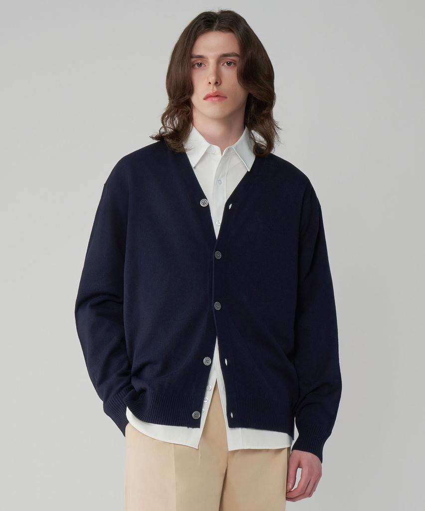 Untapped Studio [2Pack] Daily Semi-Oversized Basic Knit Cardigan 3 Colors