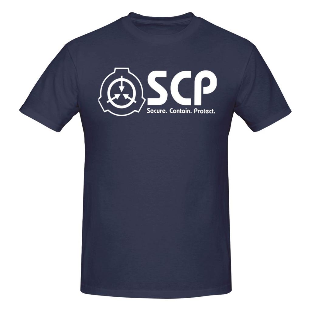 Unisex SCP Foundation Fun T Shirt Vintage Oneck Cotton Unisex Clothing