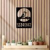 Personalized Bird Metal Wall Art Iron Sign Matte Finish Detachable Home Garden Museum Decor