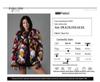 Women's Rainbow Patchwork Faux Fur Coat - Collarless, Trendy European and American Design