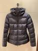 "Correct Version of M Home, Armband Women's Waist Down Jacket, Women's Thermal Hooded Down Jacket