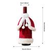 Cross-Border Christmas Wine Bottle Gown - Festive Red Wine Cover for Home Dining Table Decor.