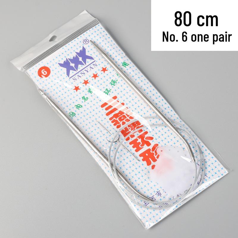 Full Set Stainless Steel Circular Knitting Needles for Sweaters