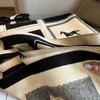New Women's Scarf Winter Imitation Cashmere Cloak Animal Print Horse Shawl Modern Elegant Double-sided Tassel Scarves For Ladies
