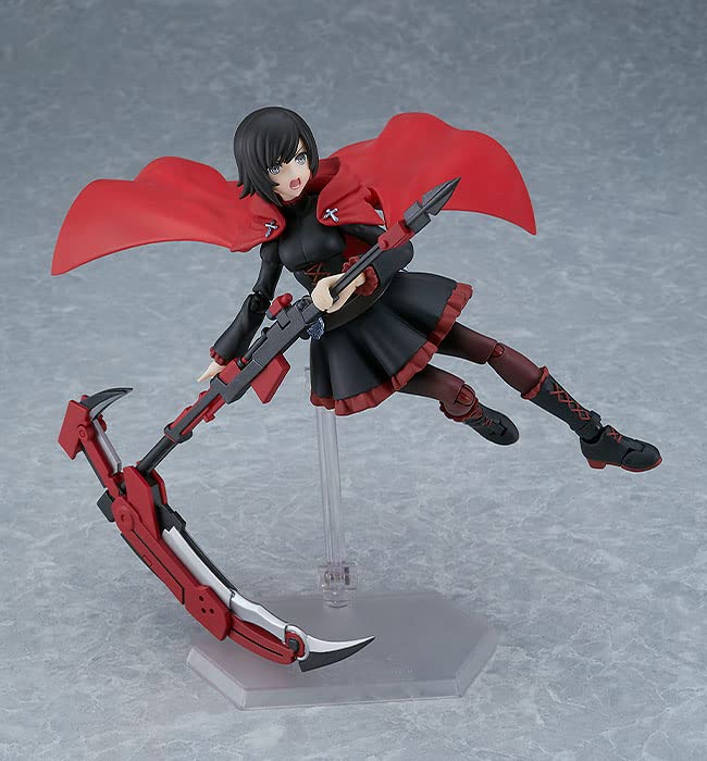 Max Factory figma RWBY Ice and Snow Empire Ruby Rose Plastic Painted Movable Figure Non-Scale