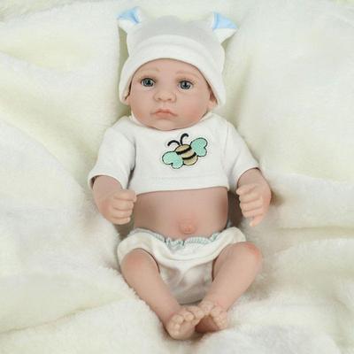 NPK 27cm Washable Soft Silicone Vinyl Lifelike Newborn Doll Reborn Baby Bath Toy