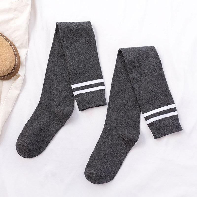Women's Over-the-Knee Socks: College Style Japanese/Korean Mid-Calf Long Socks for Spring and Autumn