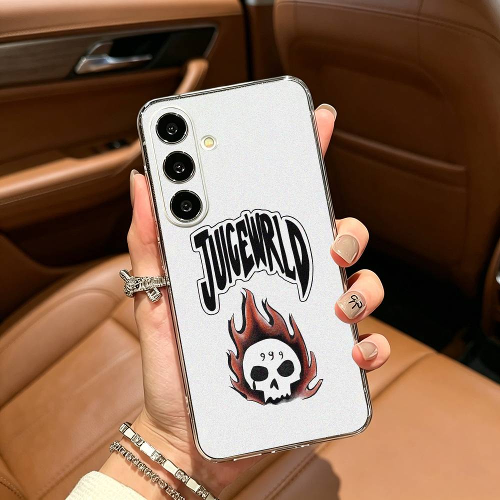 Dark Hip Hop 999 J-Juice -W-Wrld Clear Soft Silicone Phone Case for Samsung Galaxy A71, A70, A52, A51, A40, A30