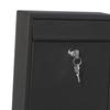 Wall Mounted Mail Box Lockable Keys