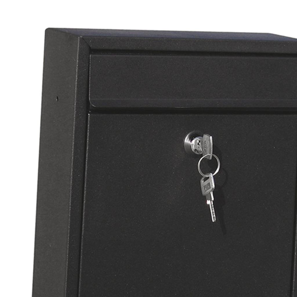 Wall Mounted Mail Box Lockable Keys
