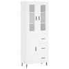 VidaXL Highboard White 69.5x34x180 Cm Engineered Wood 3198481