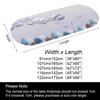 1pc Waterproof Oval Table Cover Oil-Proof Elastic Kitchen Dining Party Tablecloth Table Covers Outdoor Courtyard Home Decor