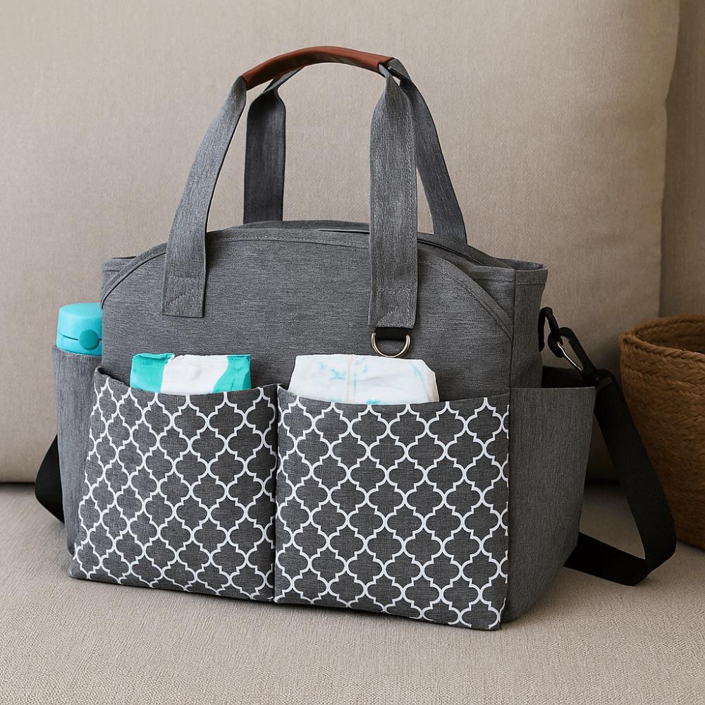 Mommy Bag mit großer Kapazität Verschleißfeste Mama Handtasche Robuste Mama Kinderwagentasche Student