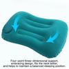 U Shape Air Inflatable Pillow Automatic Pool Pillow Travel Pillow Camping Pillow  Airplane