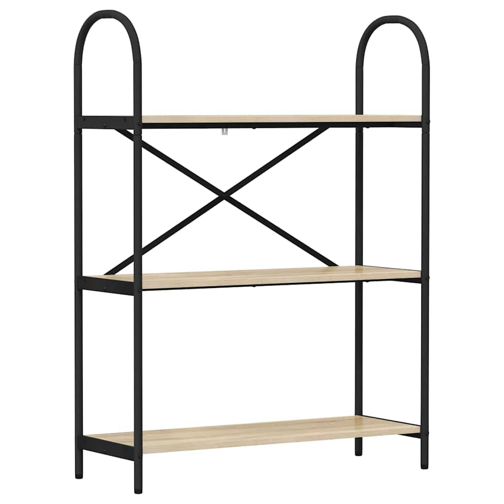 Bookshelf Sonoma Oak 80 x 30 x 109 cm Particleboard