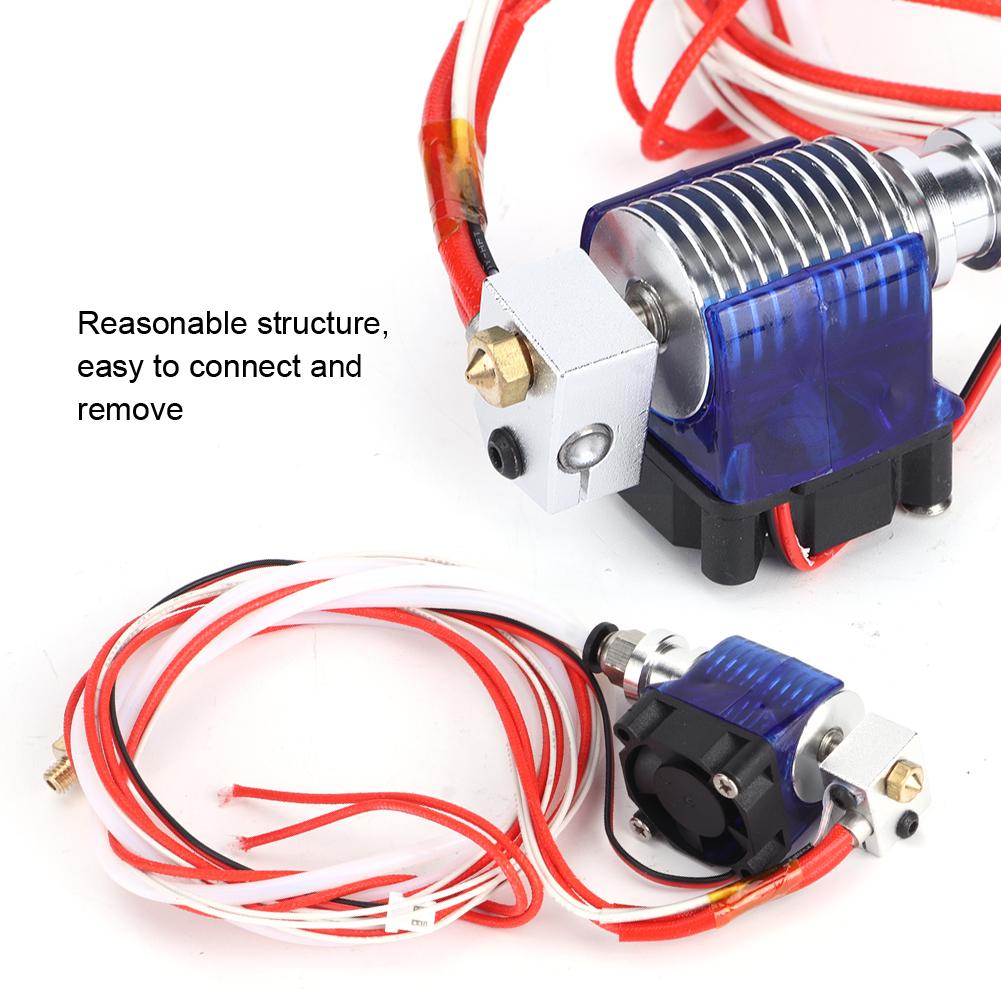 3D-Drucker Extruderkopf-Kit Hochtemperaturbeständige Ersatz-Zubehörteile für V6