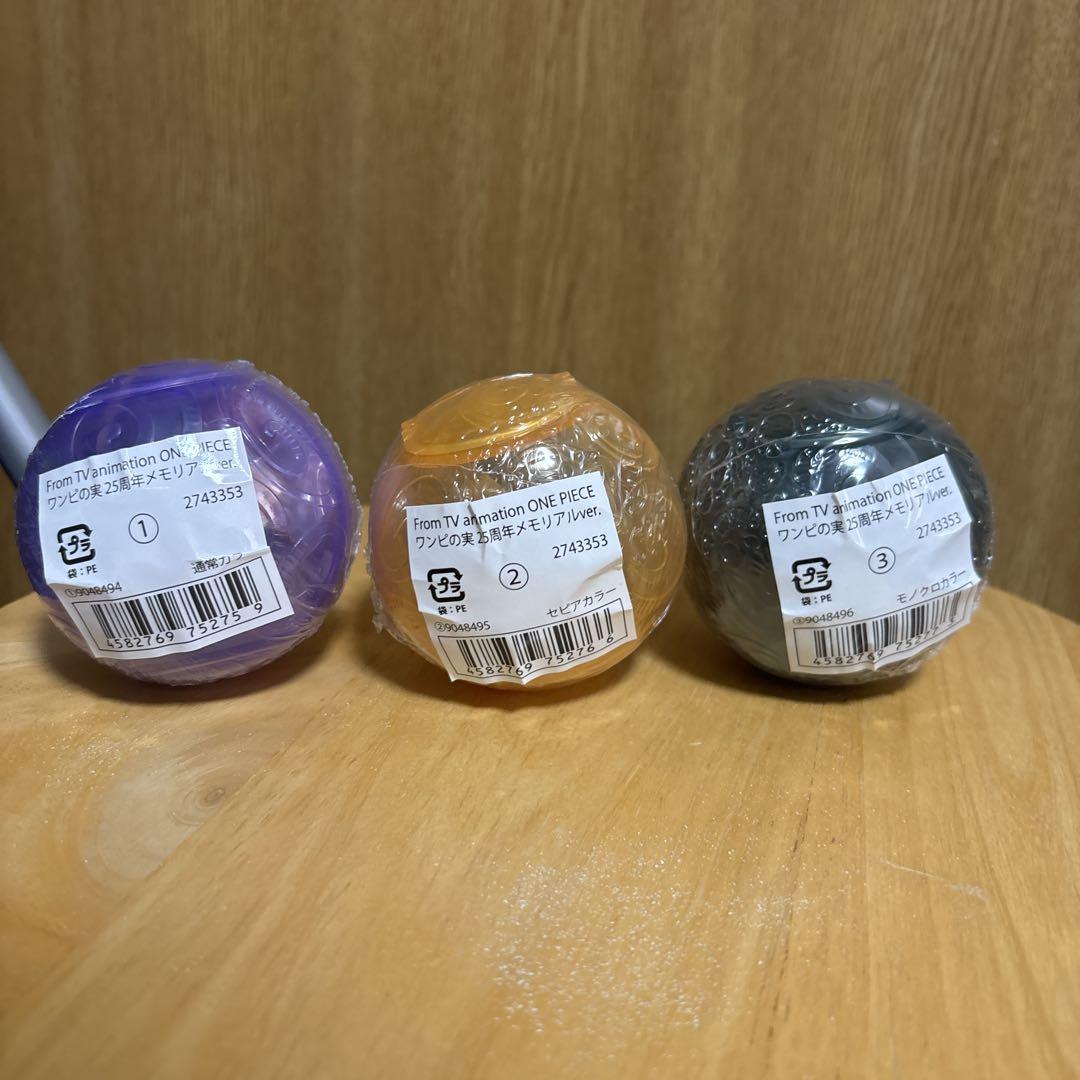 

[Б/У] One Piece Фрукты 25-я Юбилейная Памятная 3 Типа Фигурки One Piece