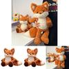 Zorro Corriendo Juguete de Peluche para Niñas Ayuda para Dormir Regalo de Cumpleaños